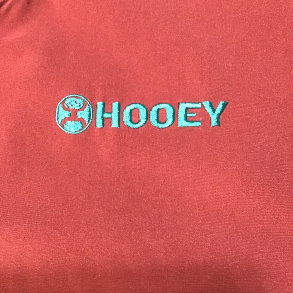 Hooey Youth Burgundy Aztec Pattern Fleece Jacket - Picture 6 of 13